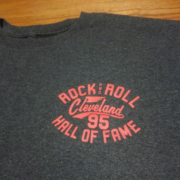 🎸 Rock and Roll Hall of Fame 🏆 Shirt Cleveland 95 1995 🔥 CLE Rocks 90s Medium - Picture 9 of 9